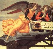 GHIRLANDAIO, Domenico Detail of the Adoration of the Magi oil